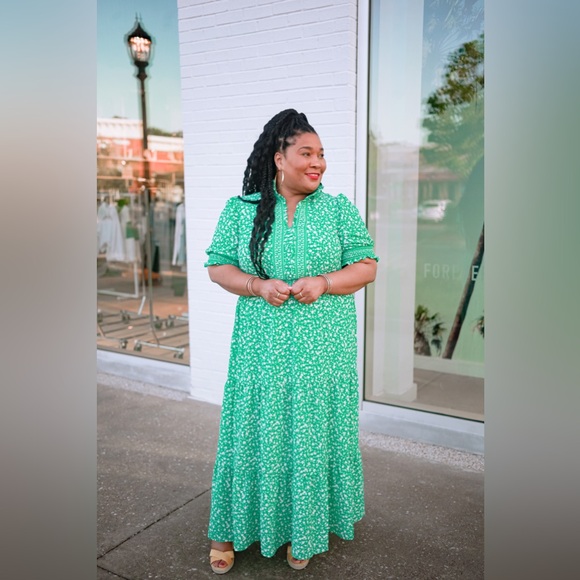 Jade Ivory Peasant Dress - Picture 8 of 8